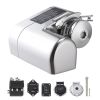 Horizontal Fishing Windlass, 12V DC 600W, Windlass Anchor Systems Fit for 1/4-Inch Chain or 9/16 & 5/8 Inch Nylon Rope, Max Pull 573 lbs