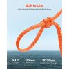 Electric Boat Winch, 12V DC 300W, Reversible Electric Trailer Winch for Boats Up to 2000 lbs, Power-in, Power-Out
