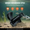 River Anchor, 12 LBS Boat Anchor Cast Iron Black Vinyl-Coated with Shackle, Marine Grade Mushroom Anchor for Boats Up To 10 ft
