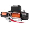 Electric Winch, 10,000 lb, 12V DC Truck Winch with Φ7/20 in x 65 ft Synthetic Rope Aluminum Fairlead Wireless & Wired Remote Control