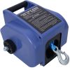 12v 3500lbs Trailer Winch,Reversible Electric Winch, for Boats up to 5000 lbs.,with synthetic rope,with extra pulley hook,power in and power out