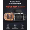 Electric Winch, 13500 lbs Load Capacity, 12V DC Truck Winch with Φ3/8 in x 85 ft Synthetic Rope, Wireless & Wired Remote Control
