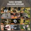 Survival Shovel Survival Axe, 16-in-1 Camping Folding Shovels with Hatchet, Stainless Steel Tactical Shovel Hatchet Combo