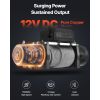 Electric Winch, 13500 lbs Load Capacity, 12V DC Truck Winch with Φ3/8 in x 80 ft Steel Rope, Wireless & Wired Remote Control