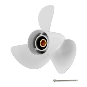 Outboard Propeller, Upgrade OEM 15 Spline Tooth Aluminum Outboard Boat Propeller Fit Yamaha Engines 50-130 HP, 4-1/4" Gearcase, 3-Blade (Diameter x Pitch: Dia x Pitch 13 1/4x17)