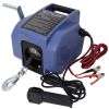 12v Trailer Winch,Reversible Electric Winch, for Boats up to 5000 lbs, Galvanized Wire Rope, with extra pulley hook, Rapid Mount
